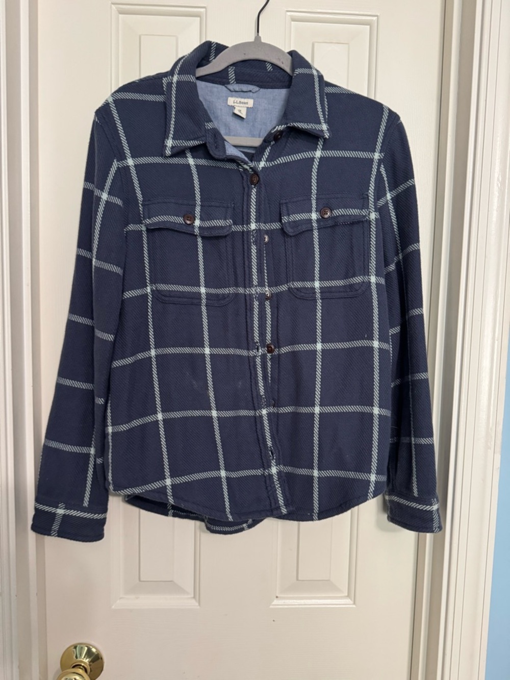 L.L.Bean blue Button-Up Shirt / Shacket